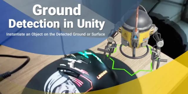 Ground Detection in Unity: Instantiate a 3D Object